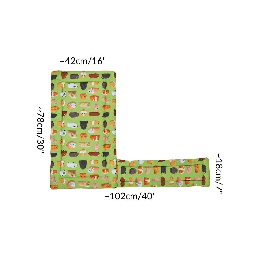 Plush Fleece Liner for Guinea Pigs | Piggy Mania Collection - Image 5