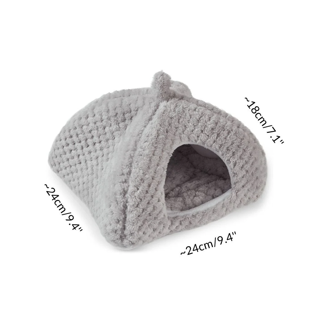 Extra Soft Fleece Hide for Guinea Pigs | Gray - Image 3
