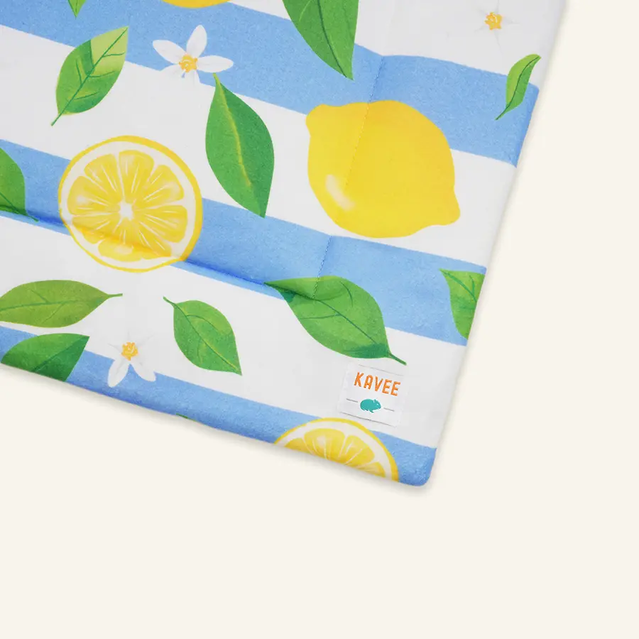 Plush Fleece Liner for Guinea Pigs | Lemon Amalfi Collection - Image 5