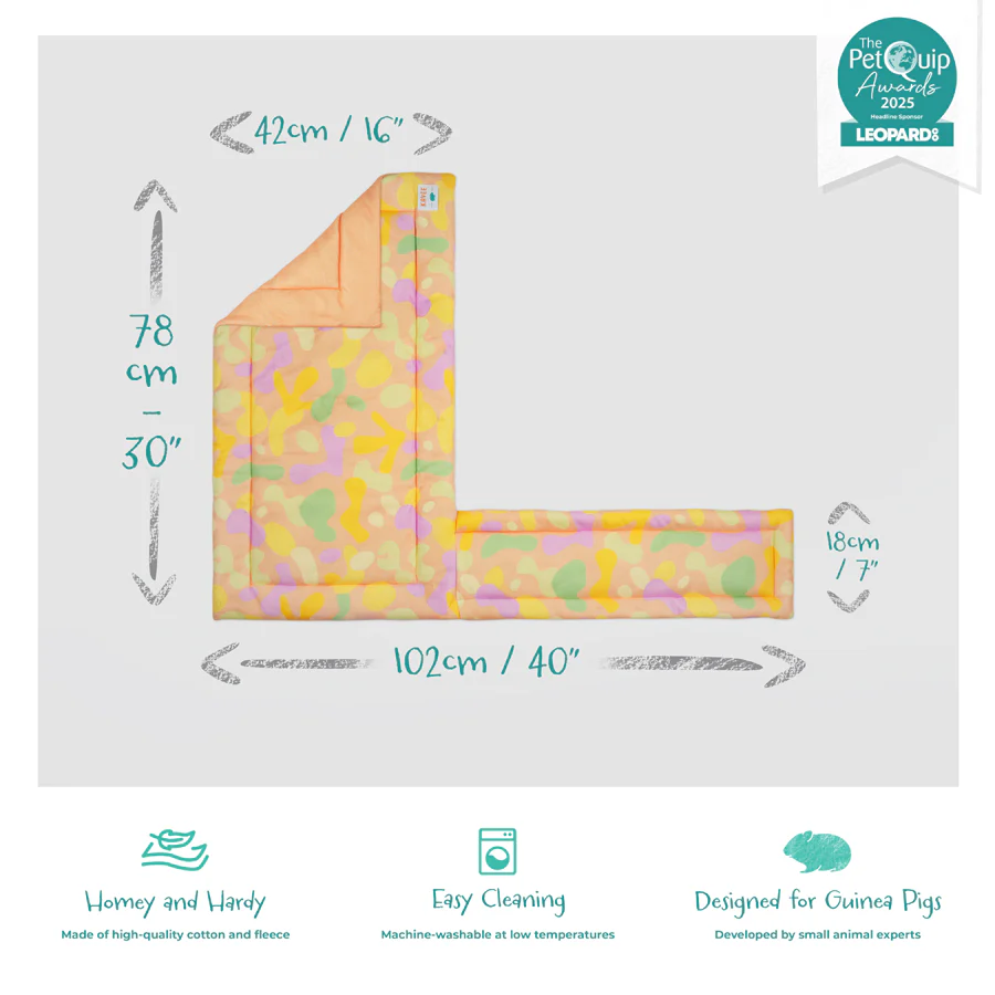 Plush Fleece Liner for Guinea Pigs | Pigcasso Collection - Image 10