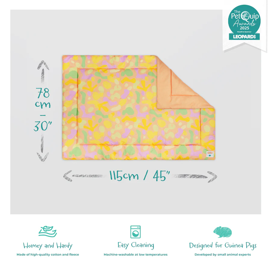 Plush Fleece Liner for Guinea Pigs | Pigcasso Collection - Image 7
