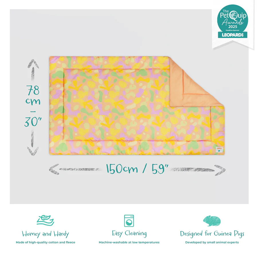 Plush Fleece Liner for Guinea Pigs | Pigcasso Collection - Image 8