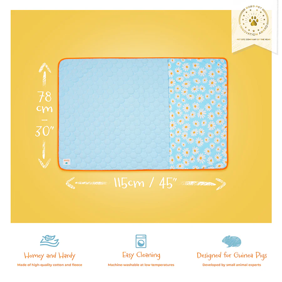 Pocket Fleece Liner for Guinea Pigs | Daisy Collection - Image 3