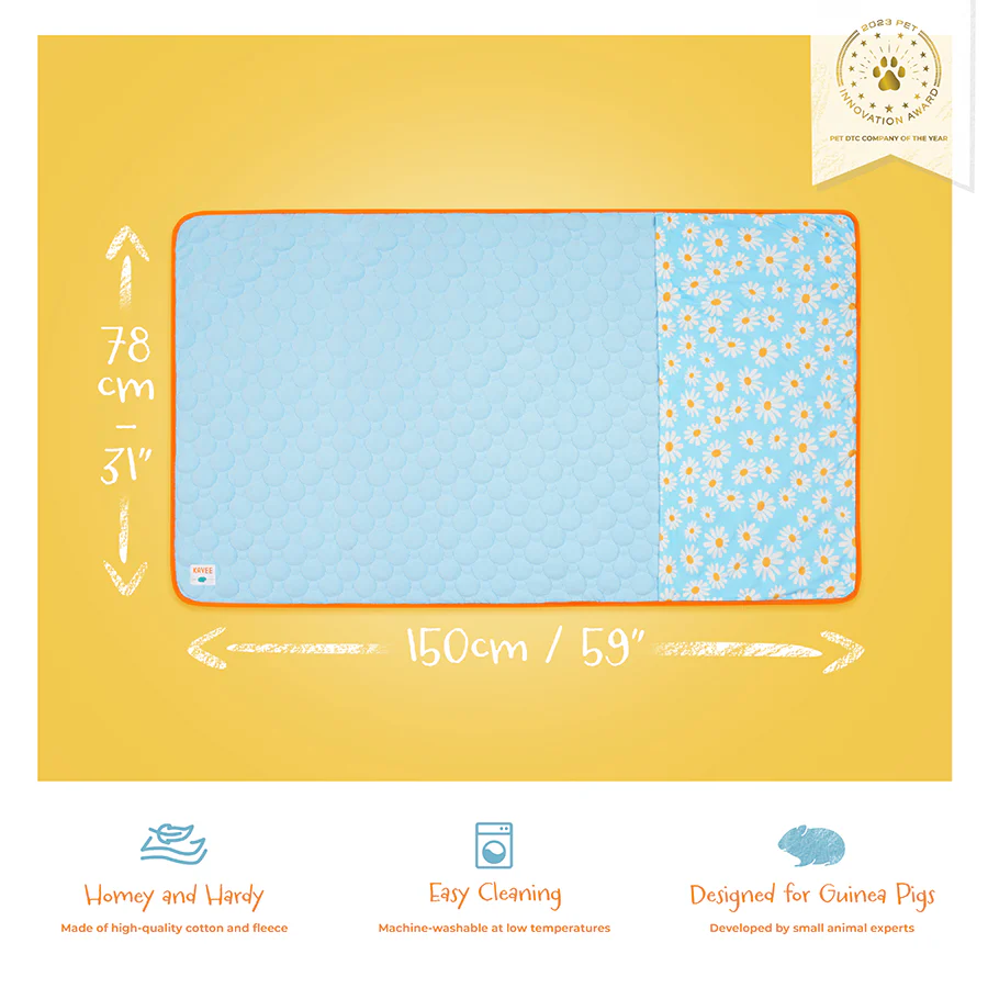 Pocket Fleece Liner for Guinea Pigs | Daisy Collection - Image 4