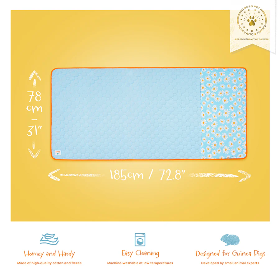 Pocket Fleece Liner for Guinea Pigs | Daisy Collection - Image 5