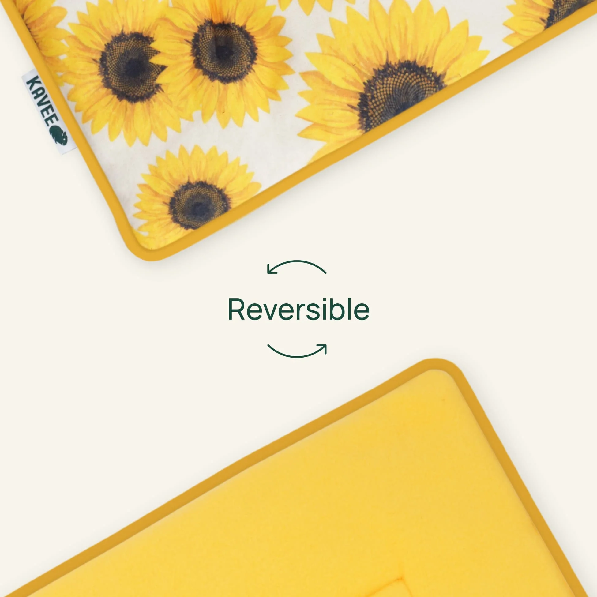 Set of 2 Plush Fleece Liner for Guinea Pigs | Sunflower Collection - Image 8