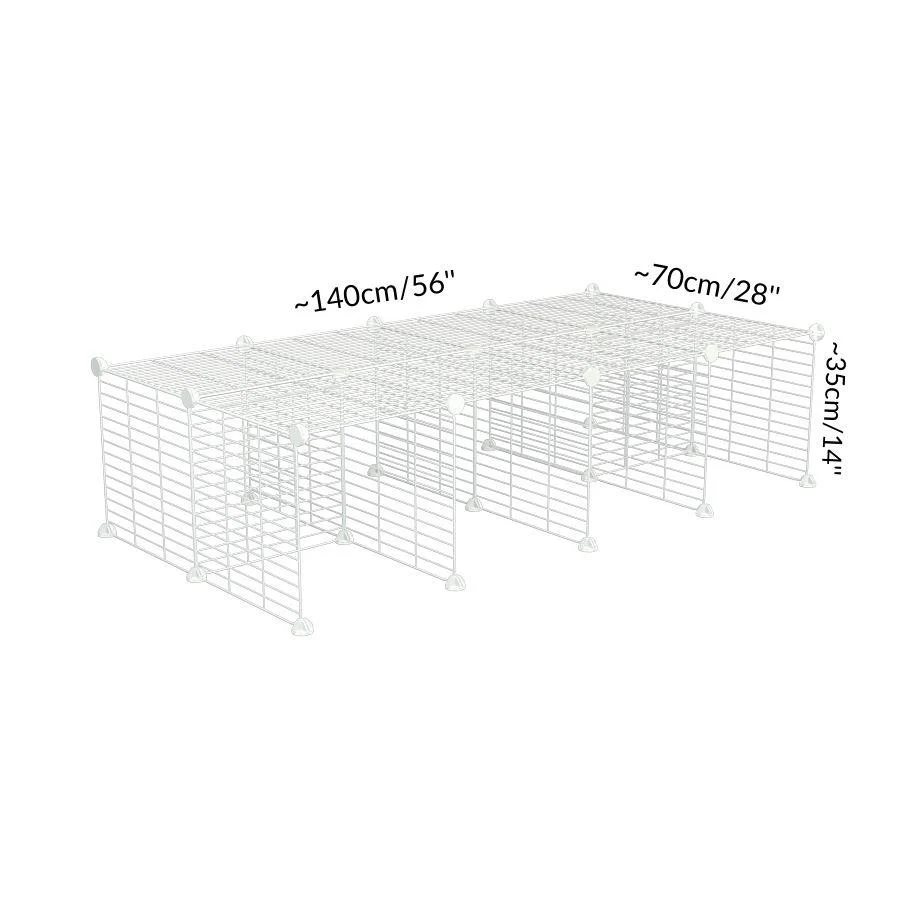 White C&C Guinea Pig Cage Stand - Image 2
