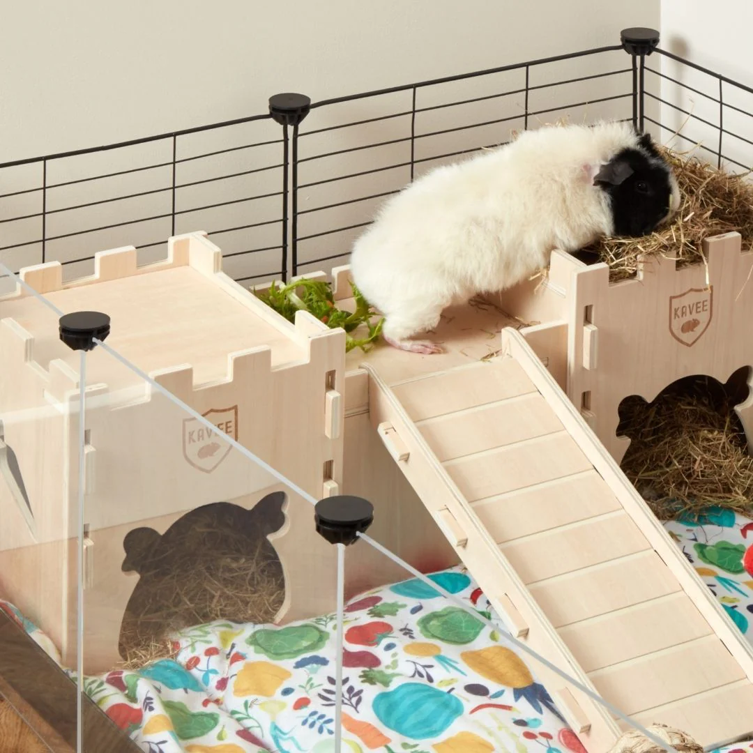 Wooden Castle with Bridge for Courageous Cavies - Image 7